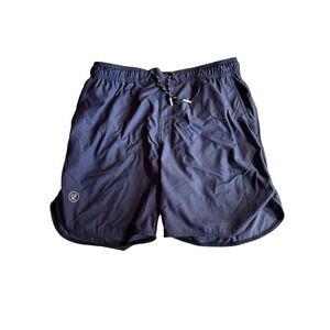 Legends Luka Shorts Mens Large Navy Blue Athletic Gym Training Running 7" Inseam